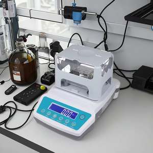 Pengukur kepadatan Digital, barang baru 300g * 0.01g perangkat pengukuran kepadatan laboratorium densiometer kimia padat pengukur kepadatan Lab - Product Image 1