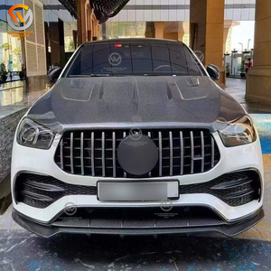 Cubierta de Fibra de Carbono para Capó de Motor, Alerón Delantero para Parachoques de Coche para Benz <span class=keywords><strong>GLE</strong></span> <span class=keywords><strong>Coupé</strong></span> GLE53 W167 <span class=keywords><strong>2022</strong></span> - Product Image 1