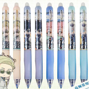 Boîte de 36 stylos à bille mécanique <span class=keywords><strong>Kawaii</strong></span> Anime, 0.5mm, gel effaçable, tiges de recharge, poignée lavable, papeterie pour enfants, cadeau - Product Image 2