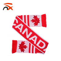 Écharpe de football ethnique avec drapeau israélien et canadien, personnalisable, nouvelle collection, promotionnelle, pour l'extérieur, vente en gros