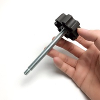 Vis de réglage M10 en plastique pour équipement de fitness, bouton de serrage pour vélo d'exercice, vis de blocage, livraison directe transfrontalière Xiamen