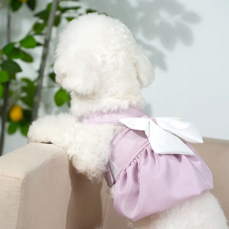 Beirui sang trọng Hoop-Loop fasten điều chỉnh Shining Pearlescent đáng yêu mạnh mẽ Bowtie trang trí bán buôn Pet Dog DRESS Harness