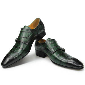 Zapatos Oxford Italianos de Diseño para Hombre, con Parches, Punta Cuadrada, Ligeros, Transpirables, con Cordones, para Banquetes y Bodas - Product Image 5
