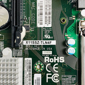 เมนบอร์ดซูเปอร์ไมโคร X11SSZ-TLN4F ช่องทางเดียวขึ้นอยู่กับชิปเซ็ต <span class=keywords><strong>C236</strong></span>และมีพอร์ตเครือข่าย4พอร์ตบนบอร์ด - Product Image 2