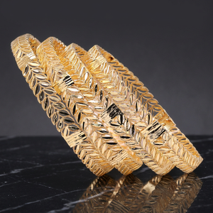 Dye Gold Plated <b>Bangles</b> Sets, Custom Dye Gold <b>Bangles</b>, Luxury Dye Gold <b>Bangles</b>, Fashion <b>Bangles</b>, Gold Filled Jewelry Oro Joyeria - Product Image 4