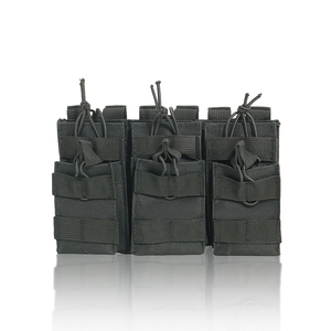 सामरिक लोचदार बैंड मोले ट्रिपल ओपन-टॉप एमो पाउच दो लेयर <span class=keywords><strong>m14</strong></span> mg वाहक - Product Image 2