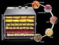 Déshydrateur Commercial de Haute Qualité à Écran Tactile pour Snacks, Fruits et Viandes, en Acier Carbone, 220V/110V