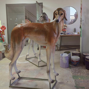 Sculpture de <span class=keywords><strong>chien</strong></span> <span class=keywords><strong>Saluki</strong></span> grandeur nature à vendre, statue de gorille de jardin en fibre de verre avec sculpture à la main - Product Image 6