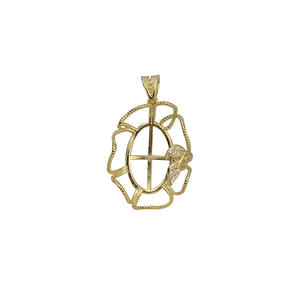 Pendentif fleur ouvrante en argent S925 fait main Wenchi, perle baroque, support creux, collier, accessoire de bijouterie DIY, Chine - Product Image 5