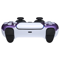 EXtremerate prix de gros étui bricolage clair violet remplacement coque avant façade pour manette de jeu PS5