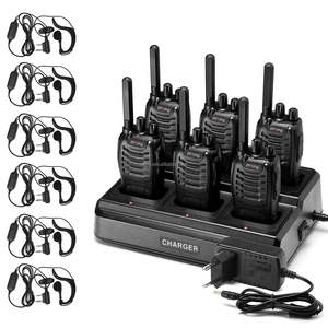 Cargador de 6 puertos para walkie talkie PMR446 Pofung PT88E, radio bidireccional de 16 <span class=keywords><strong>canales</strong></span>, radio profesional <span class=keywords><strong>PMR</strong></span> 446 MHz, radioaficionado Baofeng - Product Image 1