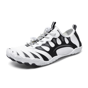 Water Shoes Unisex Outdoor River Tracing Swim Hiking Beach Shoes Elastic Band Black 666 - Product Image 5