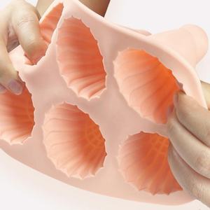 Moules à crème glacée en silicone de qualité alimentaire Plateau à glace en forme de <span class=keywords><strong>badminton</strong></span> Moules à glaçons en silicone antiadhésif Plateaux avec couvercle - Product Image 4