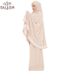 Écharpe en voile pour femmes musulmanes, <span class=keywords><strong>longue</strong></span>, Khimar, Amira Abaya, vêtements ethniques simples, <span class=keywords><strong>robe</strong></span> de prière, Niqab, Spex - Product Image 1