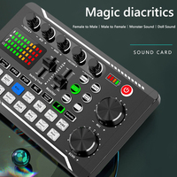 Carte son externe en direct USB Enregistrement Mixeur DJ Micro Haut-parleurs Réduction de bruit Podcast Soundboard