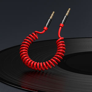 Câble audio USAMS <span class=keywords><strong>Jack</strong></span> 3,5 mm vers câble AUX <span class=keywords><strong>Jack</strong></span> 3,5 mm, câble stéréo Hi-Fi à ressort pour <span class=keywords><strong>iPhone</strong></span>, haut-parleur, écouteurs, autoradio, lecteur CD - Product Image 6