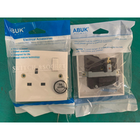 ABUK Calentador de Agua Eléctrico, Interruptor de Pared con Luz de Neón, Disponible Barato, Envío Rápido, 20A, Plástico de Baquelita, 1 Banda