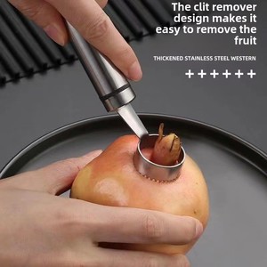 Pelador portátil de Granada y naranja de acero inoxidable, abridor rápido de frutas para el hogar con cuchillo de operación Manual de plástico para PC - Product Image 5