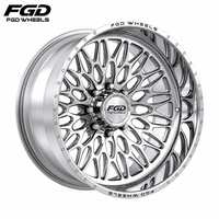 Jantes forgées FGD à déport profond 8x6.5 8x180 8x170 8 trous 22x12 24x14 26x14 26x16 pour F-250 F-350 Chevy GMC Silverado 1500/2500/3500