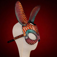Masque pour les yeux détachable à motif crocodile pour couple SM, accessoires de jeu de rôle et de flirt, produits pour adultes pour femmes