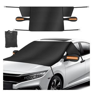 Cubierta Telescópica Universal para Parabrisas Delantero de <span class=keywords><strong>Coche</strong></span>, de Tela Oxford, Gruesa, Antihielo, Anti-UV, <span class=keywords><strong>Protector</strong></span> Solar - Product Image 1