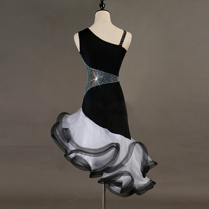 Sexy sin mangas traje de <span class=keywords><strong>Cha</strong></span> Rumba <span class=keywords><strong>Tango</strong></span> danza Latina trajes de baile - Product Image 5