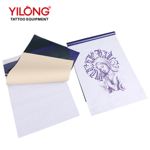 Yilong 50 feuilles de papier transfert triple couche pour tatouage permanent, accessoires, logo personnalisé, emballé en boîte, provenant du Zhejiang - Product Image 2