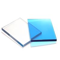 Plaque solide en polycarbonate transparent résistant aux chocs pour auvents et toitures en verre