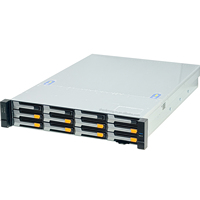 ZhenLoong X212-U2 2U 12-Bay Festplatten-Hot-Swap-Gehäuse Speicher-Server-Rack-Chassis mit 8*U.2 NVMe-Bay und 24Gb Backplane