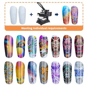 2in1 Combo Shin sản phẩm chăm sóc tùy chỉnh bảo vệ bóng đá bảo vệ ống chân bao gồm miếng đệm thăng hoa Máy ép nhiệt - Product Image 3