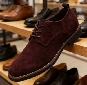 รองเท้าหนังผู้ชายสไตล์อังกฤษ สำหรับธุรกิจและลำลอง - Product Image 6