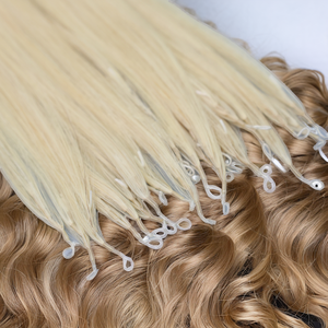 Extensiones de Cabello Humano 100% Virgen para Cabello Liso Indio, 22 Pulgadas, Marrón Claro, 50g, Exportación - Product Image 1