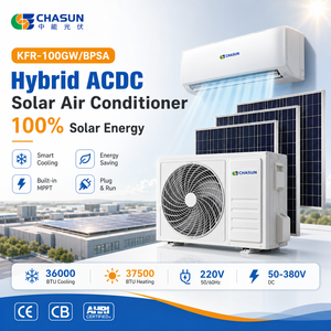 Condizionatore d'Aria Solare Ibrido Chasun 7000-36000BTU <span class=keywords><strong>DC</strong></span> 48V, Split a Parete, Raffreddamento/Riscaldamento, EER 22 CE per Casa - Product Image 2
