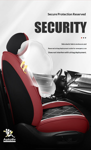 Coprisedili Auto in Seta Ghiaccio Facili da Installare, Set Completo Universale per 5 Posti, Compatibili con Subaru Forester Crosstrek Outback <span class=keywords><strong>Impreza</strong></span>, Antigraffio - Product Image 4