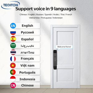 Tediton Video <span class=keywords><strong>intercom</strong></span> bên ngoài hệ thống an ninh phía trước nhập cửa thông minh vân tay mặt ID thông minh khóa với máy ảnh - Product Image 4