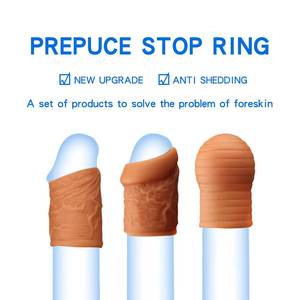 Ensemble d'anneaux péniens, 3 types différents d'anneaux de pénis en silicone liquide avec design à boucle pour les couples - Product Image 5
