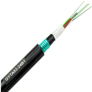 Double Armor Protection Stranded Loose Fiber Optic Cable Gyta53/gyfty53 With Better Water-tight Optical Fiber Cable
