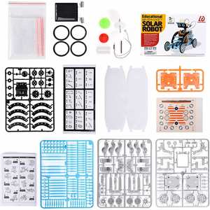 Ensemble d'expériences scientifiques éducatives 12-en-1, kit de robot solaire STEM, jouets cadeaux pour enfants - Product Image 4