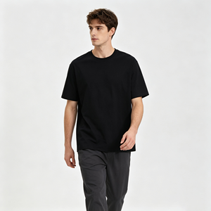 T-shirt vierge 100 % coton à col rond pour homme, personnalisable avec impression de logo, vente en gros - Product Image 1