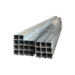 China Manufacturer 150x150 Steel Black Square Tube Ms Steel Square Tube 4x4 3x3 Weight Metal Tubing Galvanized Square