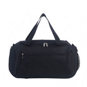 Grand sac de sport Oxford avec fermeture éclair - Sac de voyage portable pour la gym et le basketball pour femmes et hommes - Logo personnalisé disponible - Product Image 4