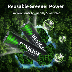 Bevigor 24-gói AA 1.2V 2800mAh <span class=keywords><strong>NiMH</strong></span> Ni-MH có thể sạc lại pin dung lượng cao đôi pin cho đèn pin đồ chơi - Product Image 4