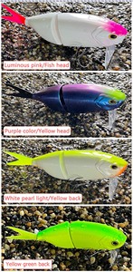 Esca Artificiale SwimBait Joker Wobbler 8 Pollici 200mm Tipo S a 2 Sezioni 88g Galleggiante Grande Esca Glide Jerk per Spigola Mare Fiume Lago Stampata - Product Image 6