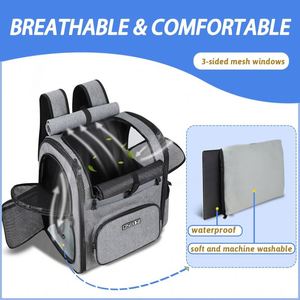 Échantillon Gratuit : Sac de Transport Multifonctionnel pour Animaux de Compagnie, Style Tendance, Sac Pliable pour Chien d'Extérieur, Grande Capacité pour Chat, Vente en Gros - Product Image 2