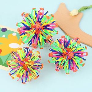 Magic Stretch Ball Toy Deformable Flower Ball Expandable Contractible Elastic <b>Outdoor</b> Catch <b>Throw</b> Ball Educational Fidget Toy - Product Image 3