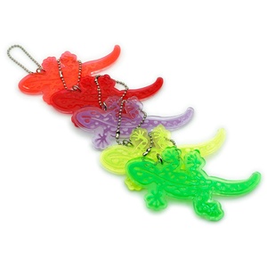 Vinyl reflctive Móc chìa khóa PVC phản quang Keyring với biểu tượng tùy chỉnh mềm phản xạ an toàn mặt dây chuyền - Product Image 6