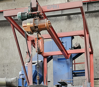 Machine de sablage électrique pour fonderie automobile, à billes d'acier, pour le nettoyage et le polissage, type crochet en Y, avec moteur et boîte de vitesses