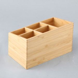 Hot Sale Custom Printed Lacquer Rectangle Bamboo Acrylic Desktop Stackable Office Organizers <b>Storage</b> <b>Box</b> With <b>Drawer</b> - Product Image 5