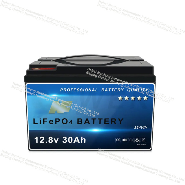 NF Hot Sale 12.8V 30Ah Solar Energy System for Home Rechargeable LiFePO4 Lithium Batteries Battery Pack for EV Boat Scooter
