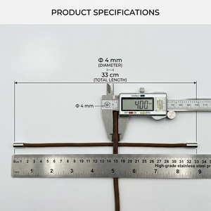 Bracciale <span class=keywords><strong>da</strong></span> Uomo in Acciaio Inossidabile e Paracord Intrecciato, Impermeabile con Chiusura Magnetica Regolabile per Attività all'Aperto e Viaggi - Product Image 3
